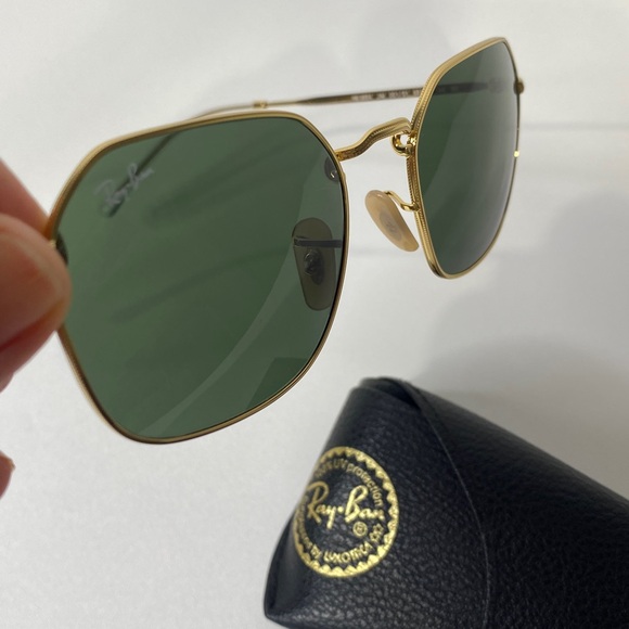 🆕 Ray-Ban Hexagonal Titanium Sunglasses - Picture 8 of 11